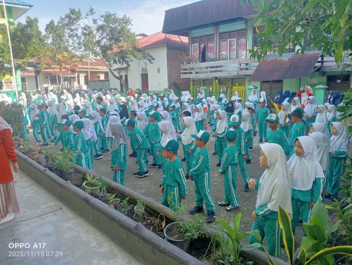 MIN 3 Kerinci Gelar Senam Pagi Setiap Sabtu, Jaga Kebugaran Jasmani dan Semangat Belajar