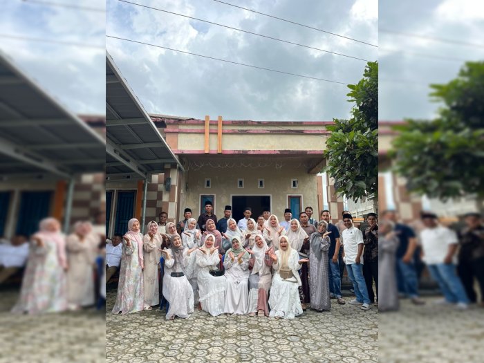 Pererat Silaturahmi, Keluarga Besar MIN 3 Kerinci Gelar Halal Bihalal di Kediaman Bapak Afrinal