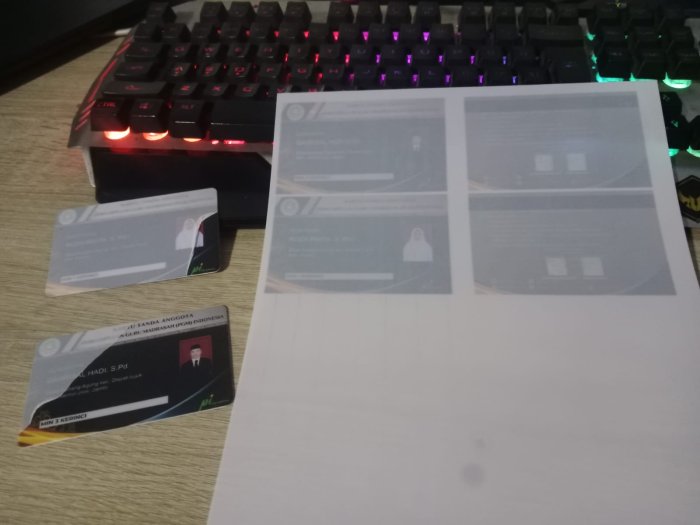 Penguatan Identitas Digital Operator MIN 3 Kerinci Cetak Kartu PGM bagi Guru Baru