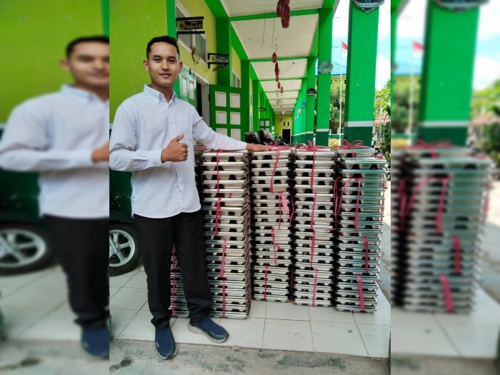 Makanan Bergizi Gratis MIN 3 Kerinci Siap Dibagikan ke Semua Kelas